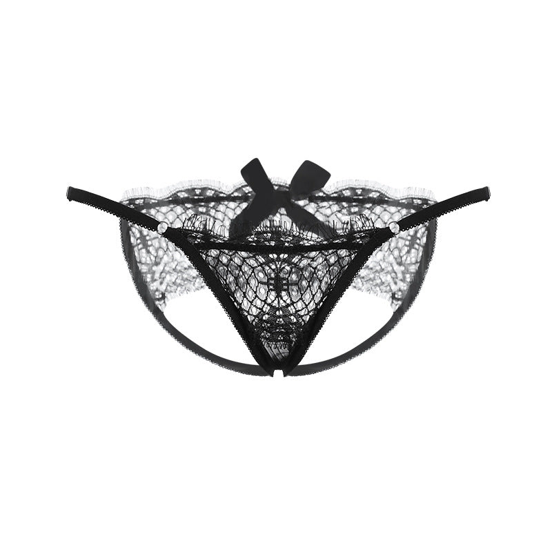 Lace Bow Low-Rise Panties