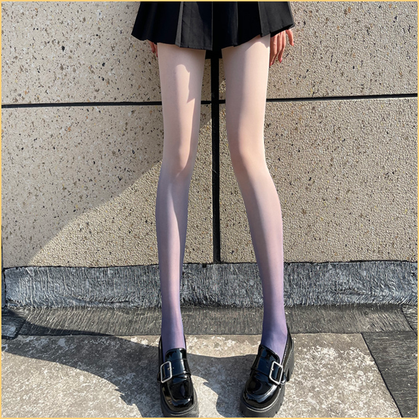 Gradient ultra-thin sheer tights