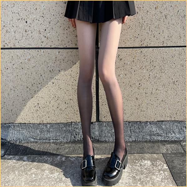 Gradient ultra-thin sheer tights