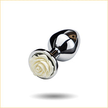 Load image into Gallery viewer, Rose Metal Butt Plug