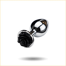 Load image into Gallery viewer, Rose Metal Butt Plug