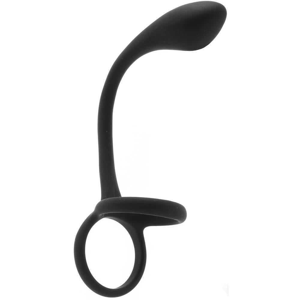 My Cock Ring With Butt Plug in Black